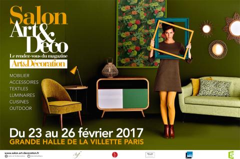  Salon Art&Déco, à la Grande Halle de la Villette, du 23 au 26 février 2017