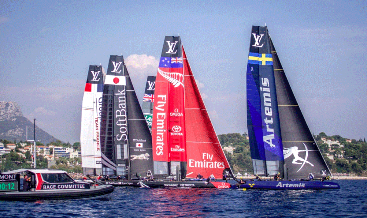America's Cup voiliers