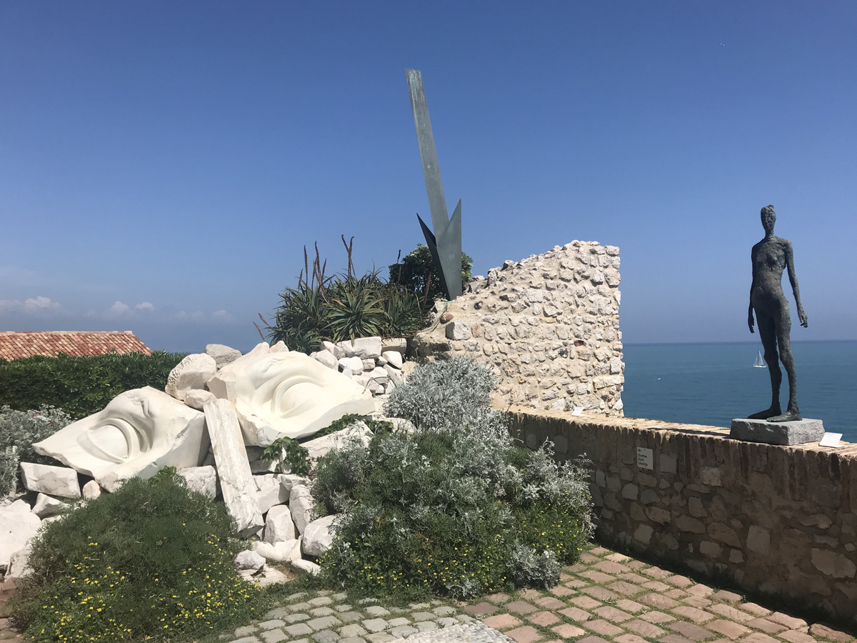 Antibes terrasse du Musée Picasso  - Côte d'Azur