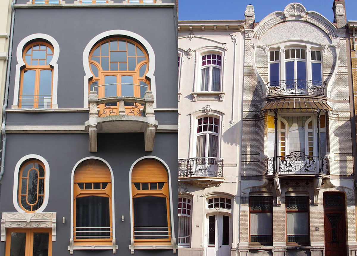 Anvers Art Nouveau buidlings
