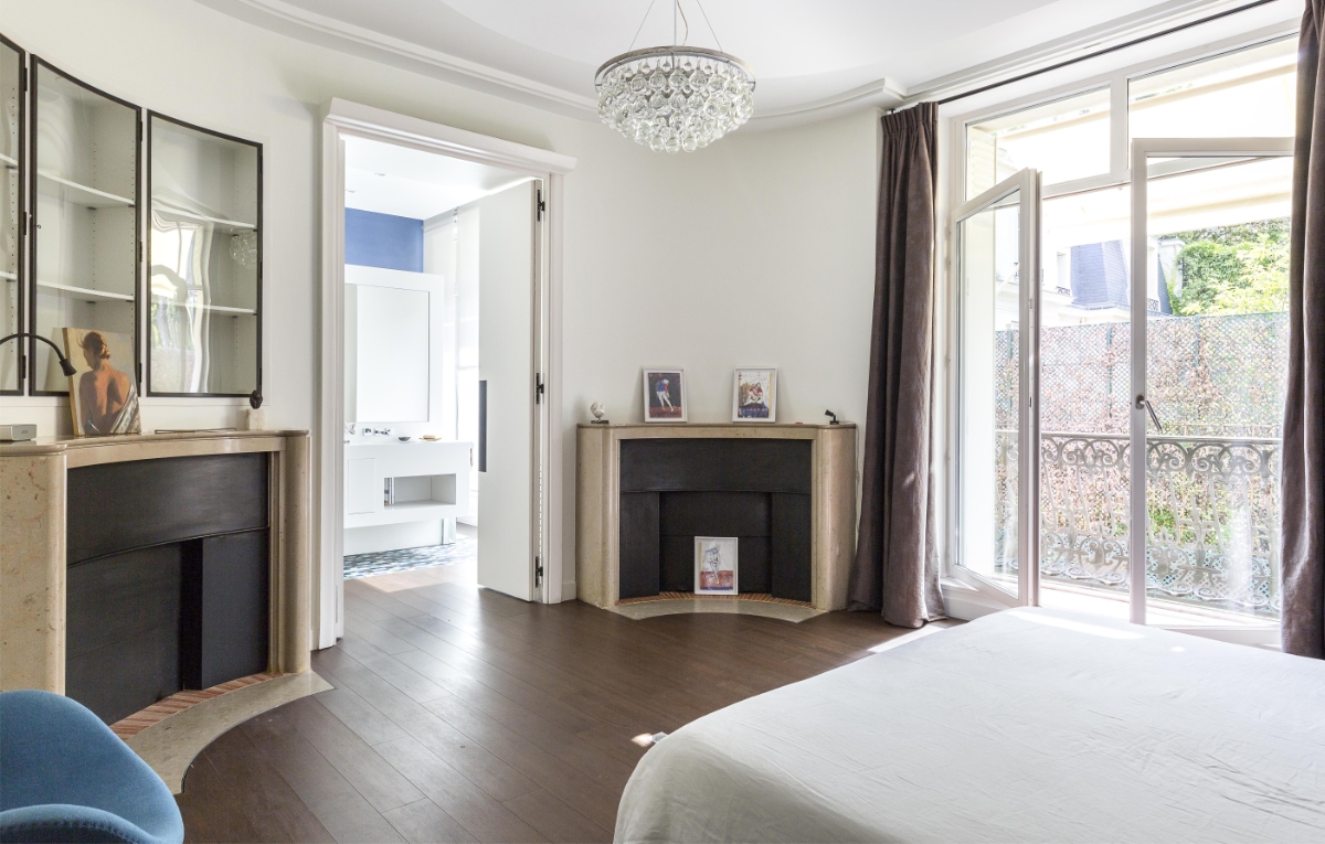 Apartment 16th arrondissement bedroom