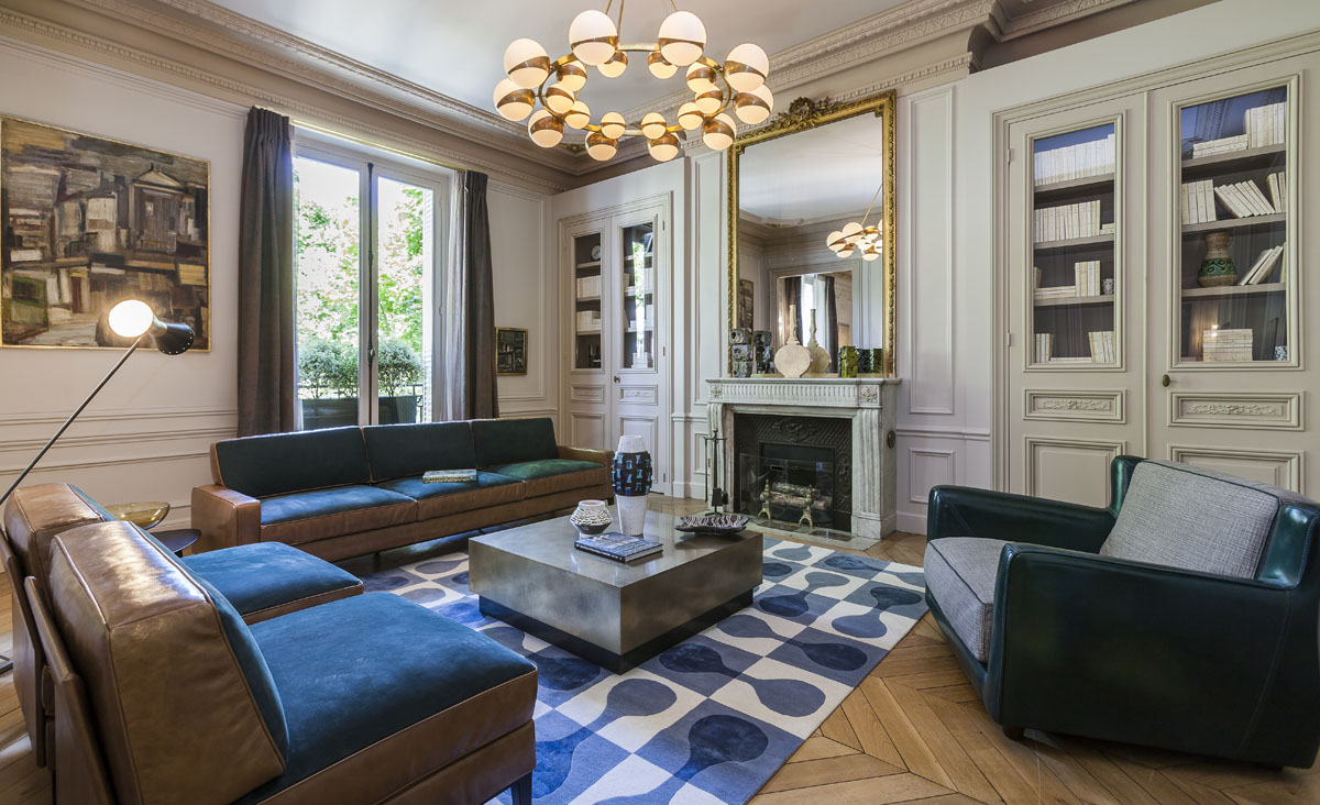 Appartement boulevard Saint-Germain, à Paris - 2e salon