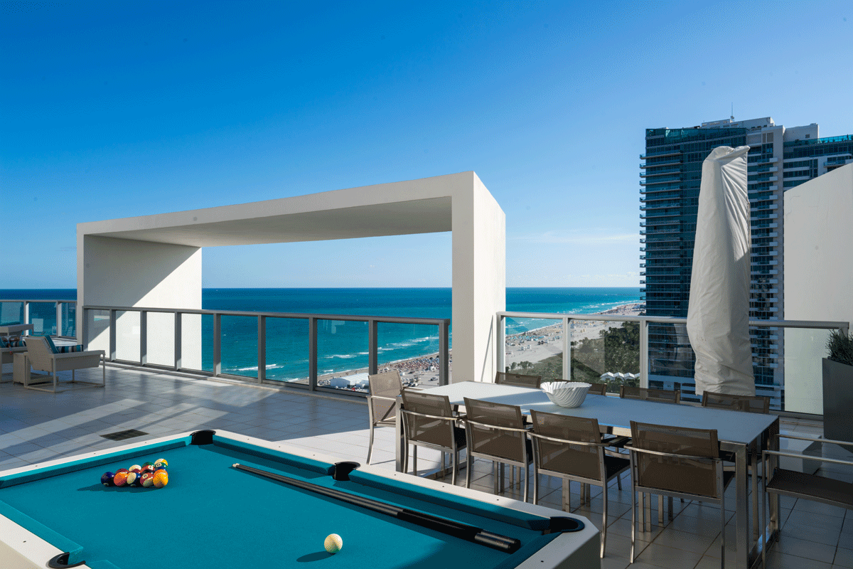 Appartement signature Miami terrasse