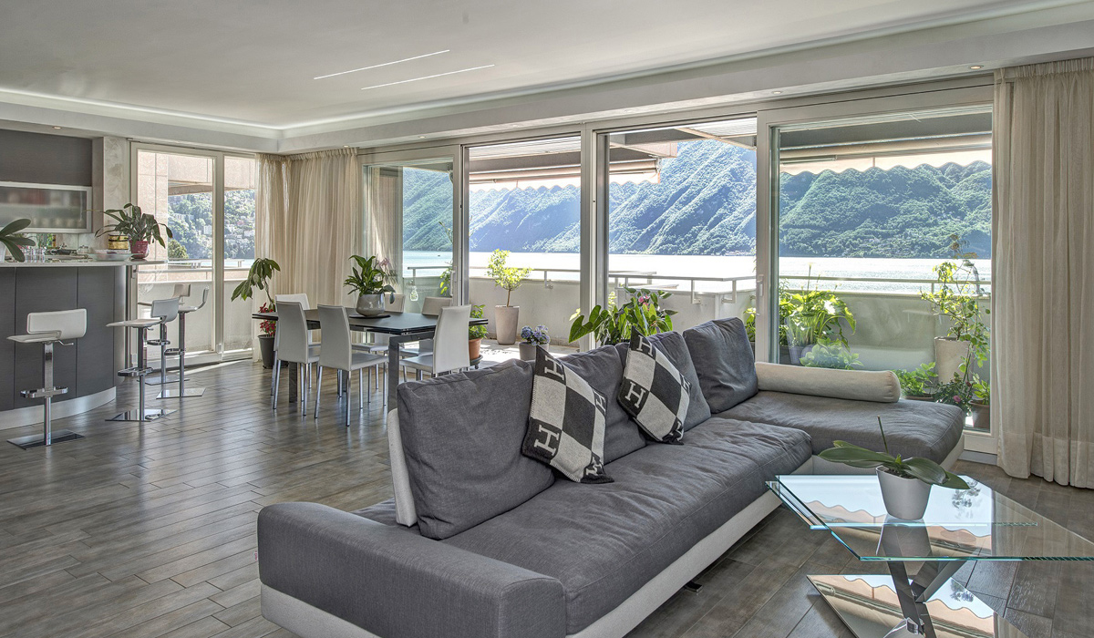 Appartement Lugano salon - Suisse