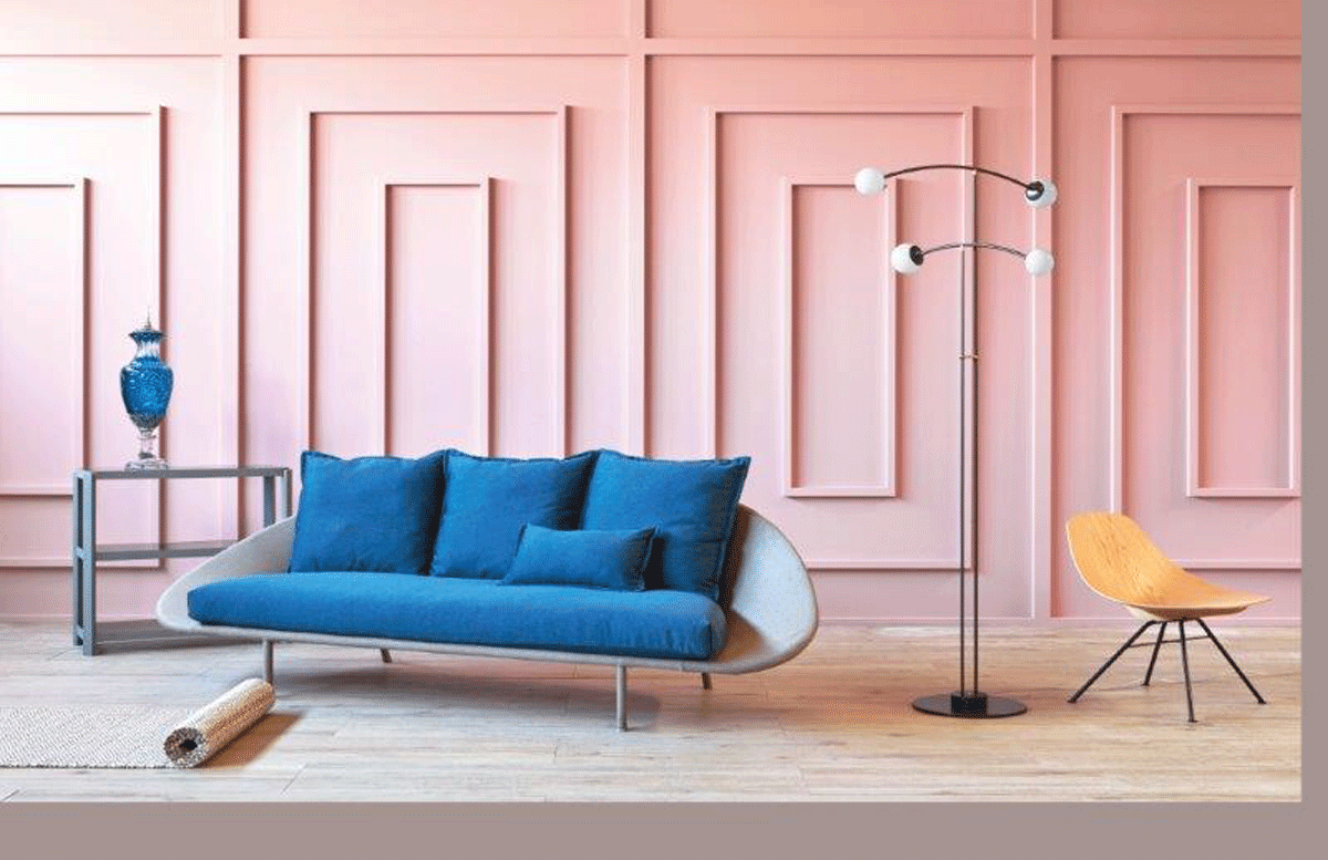 Artemest living room pink - sofa