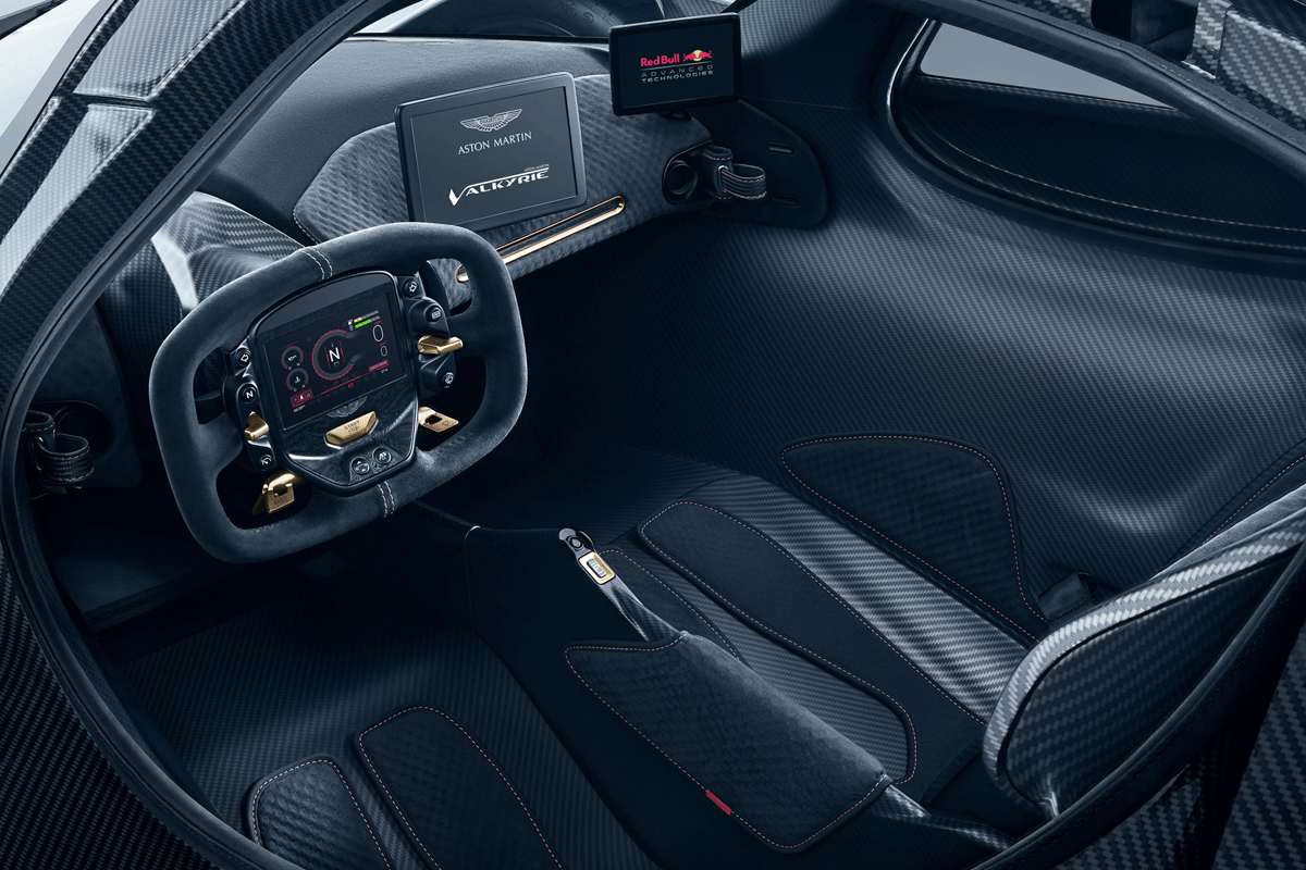 Aston Martin Valkyrie intérieur