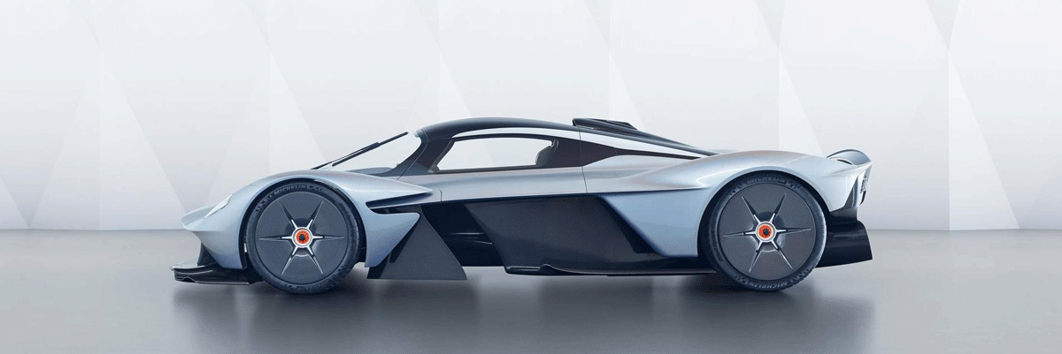 Aston Martin Valkyrie lateral view