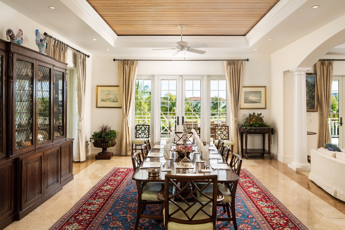 Bahamas Providence House dining room