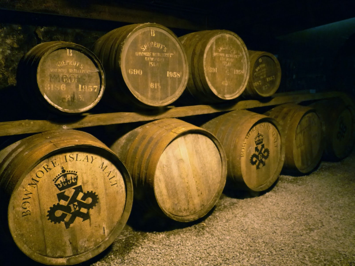 Bowmore barils de whisky