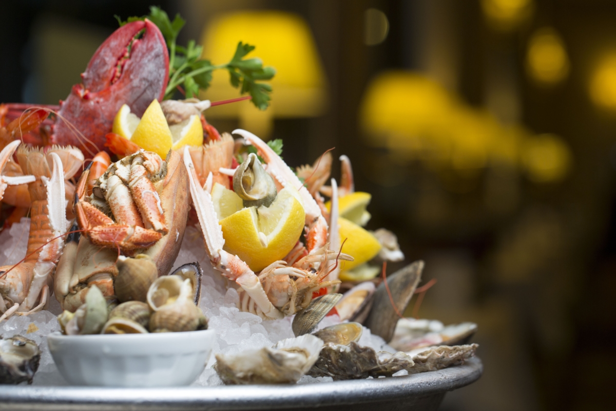 Café de la Paix seafood platter