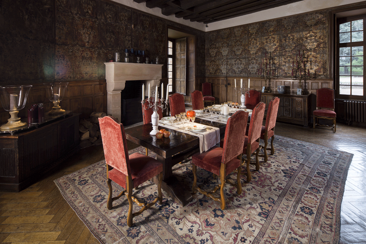 Château Blancafort dining room