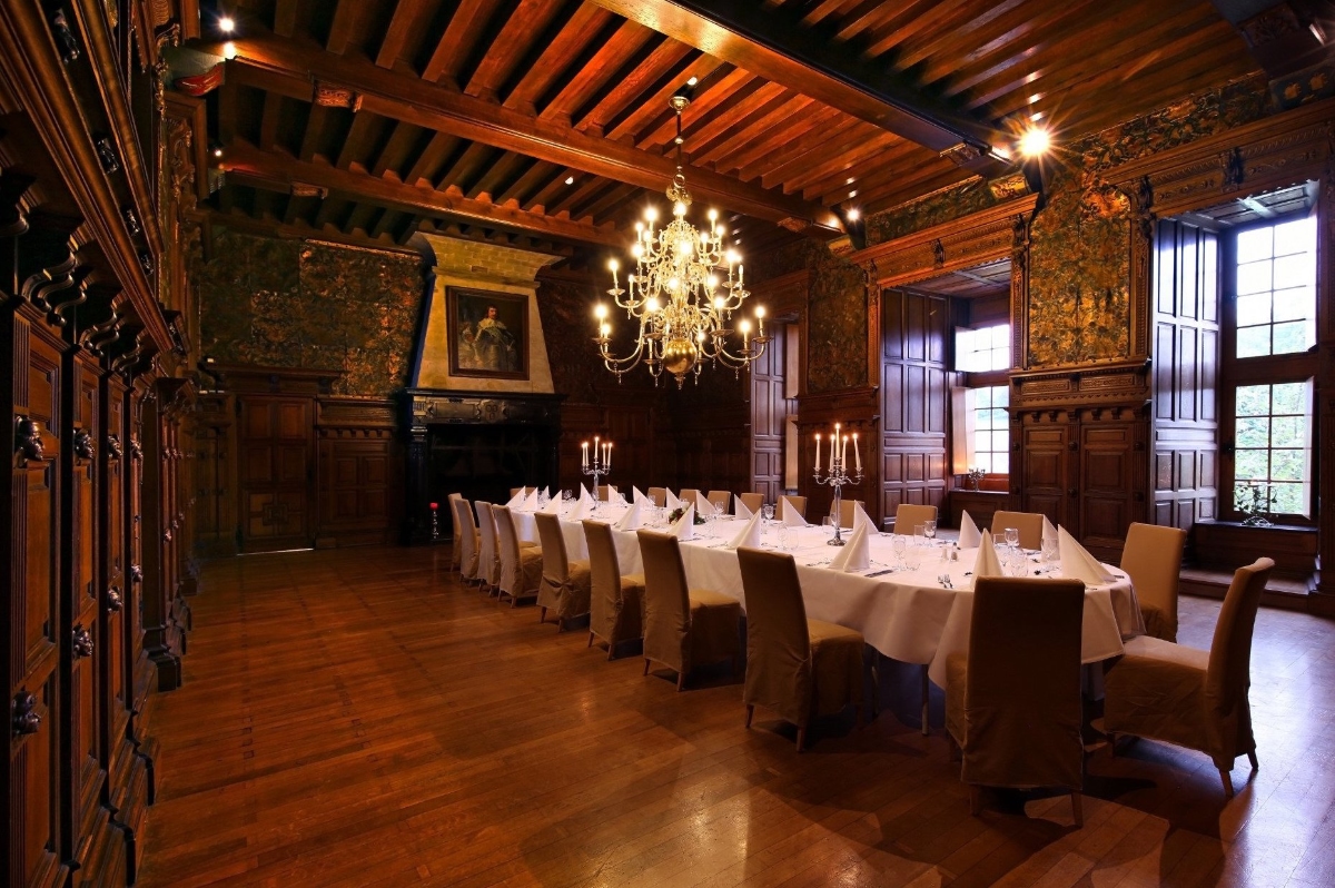 Château de Harzé salle de repas