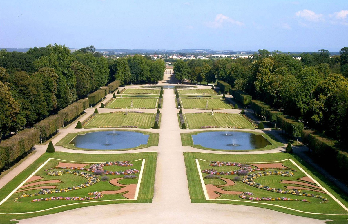 Château de Lunéville parc à la française