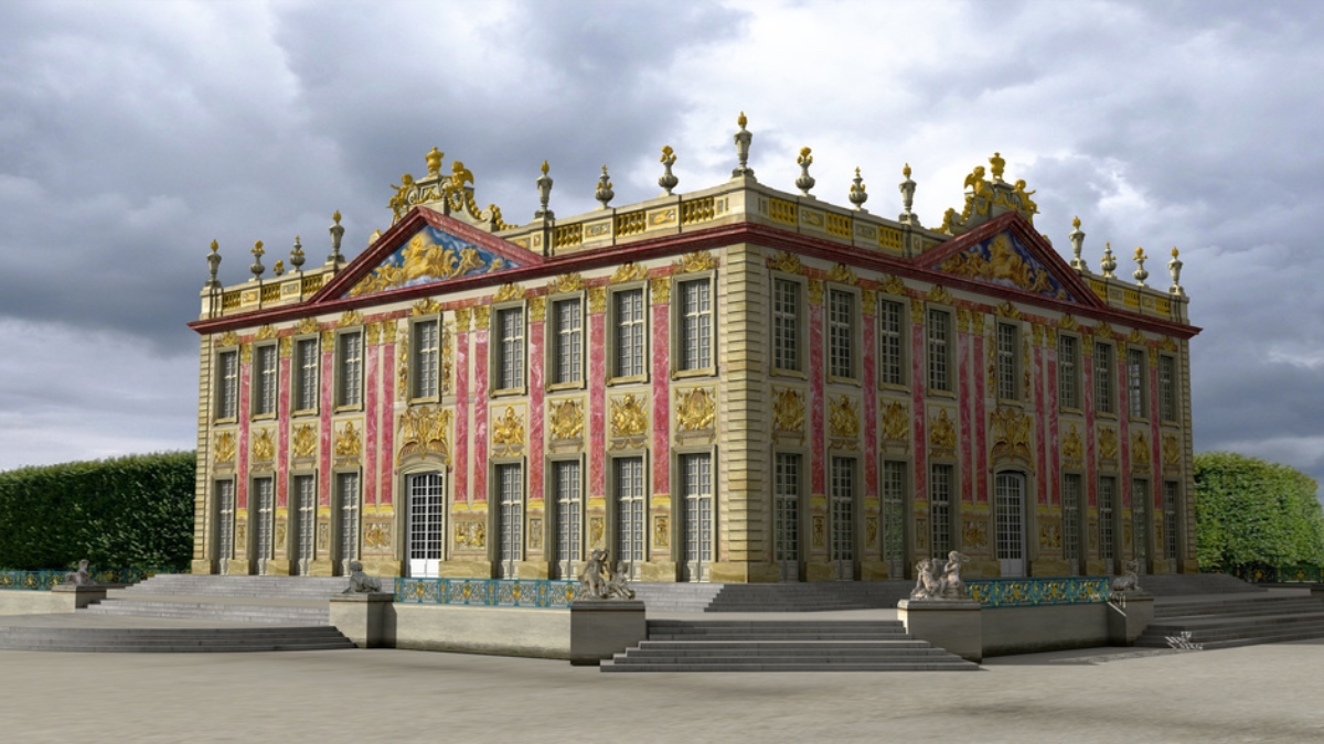Château de Marly-le-Roi reconstitution en 3D