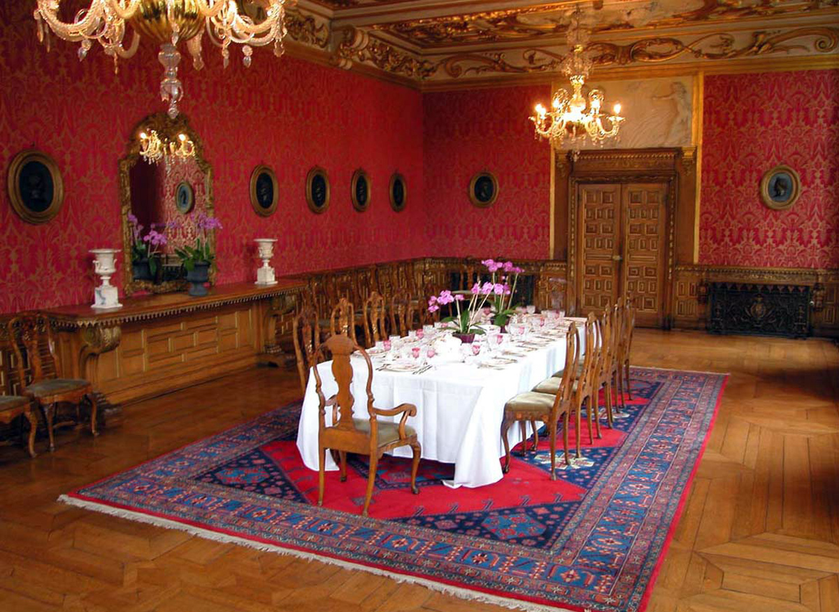 Château de Modave salle à manger - Belgique