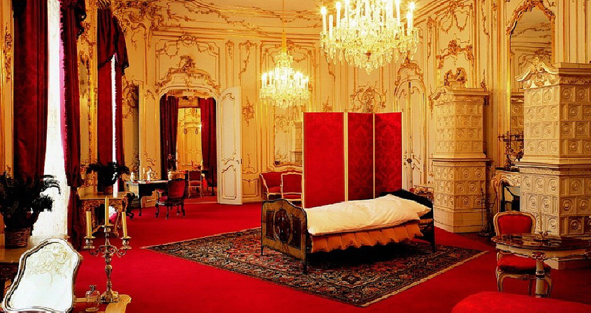 Château de Schönbrunn chambre d'Elisabeth