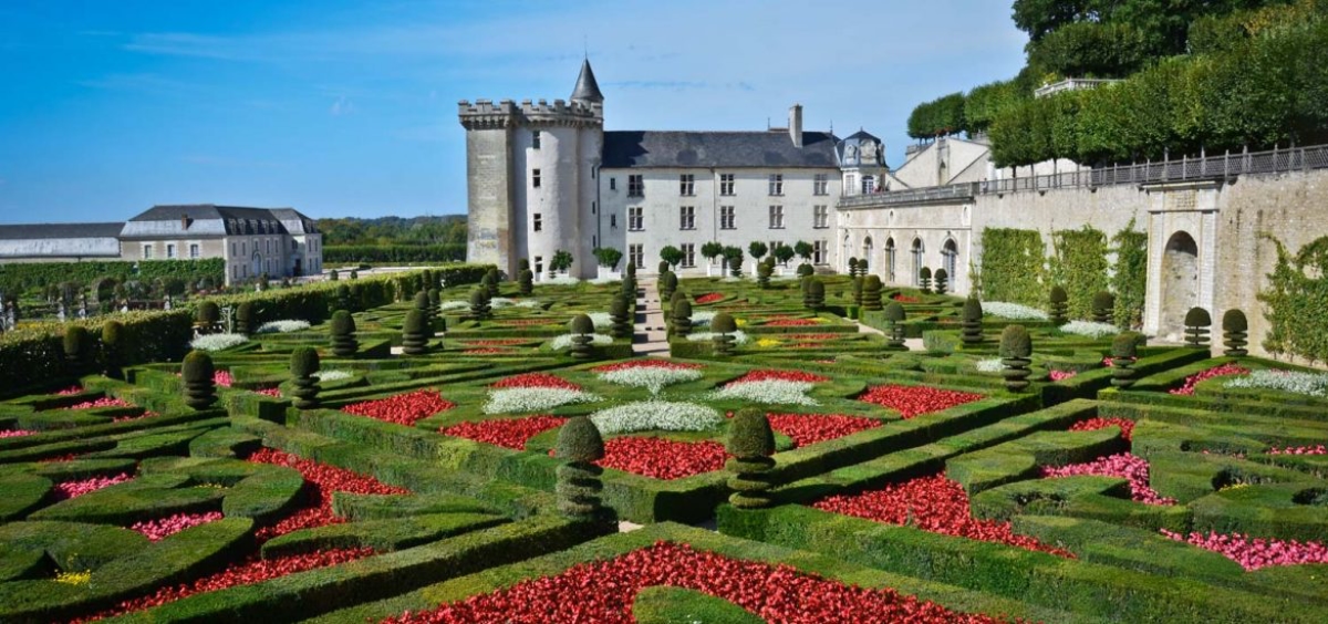 Château de Villandry jardins à la française