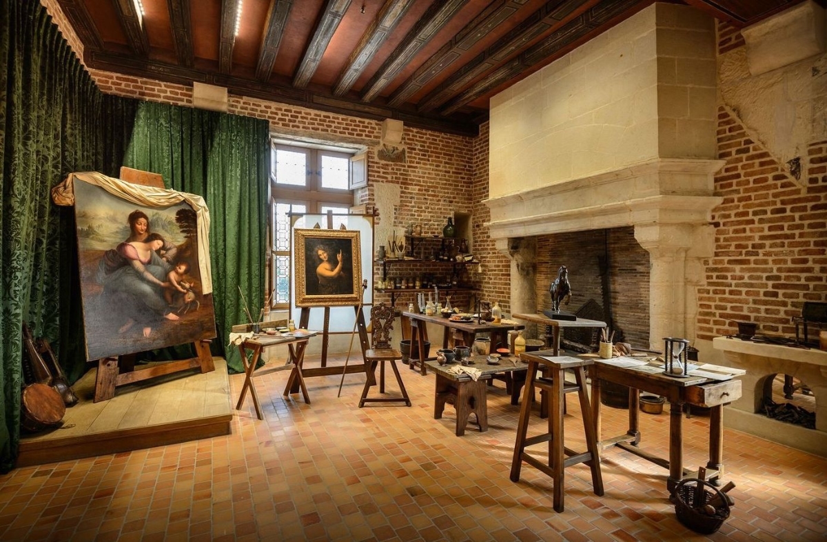Château du Clos Lucé atelier de Léonard de Vinci