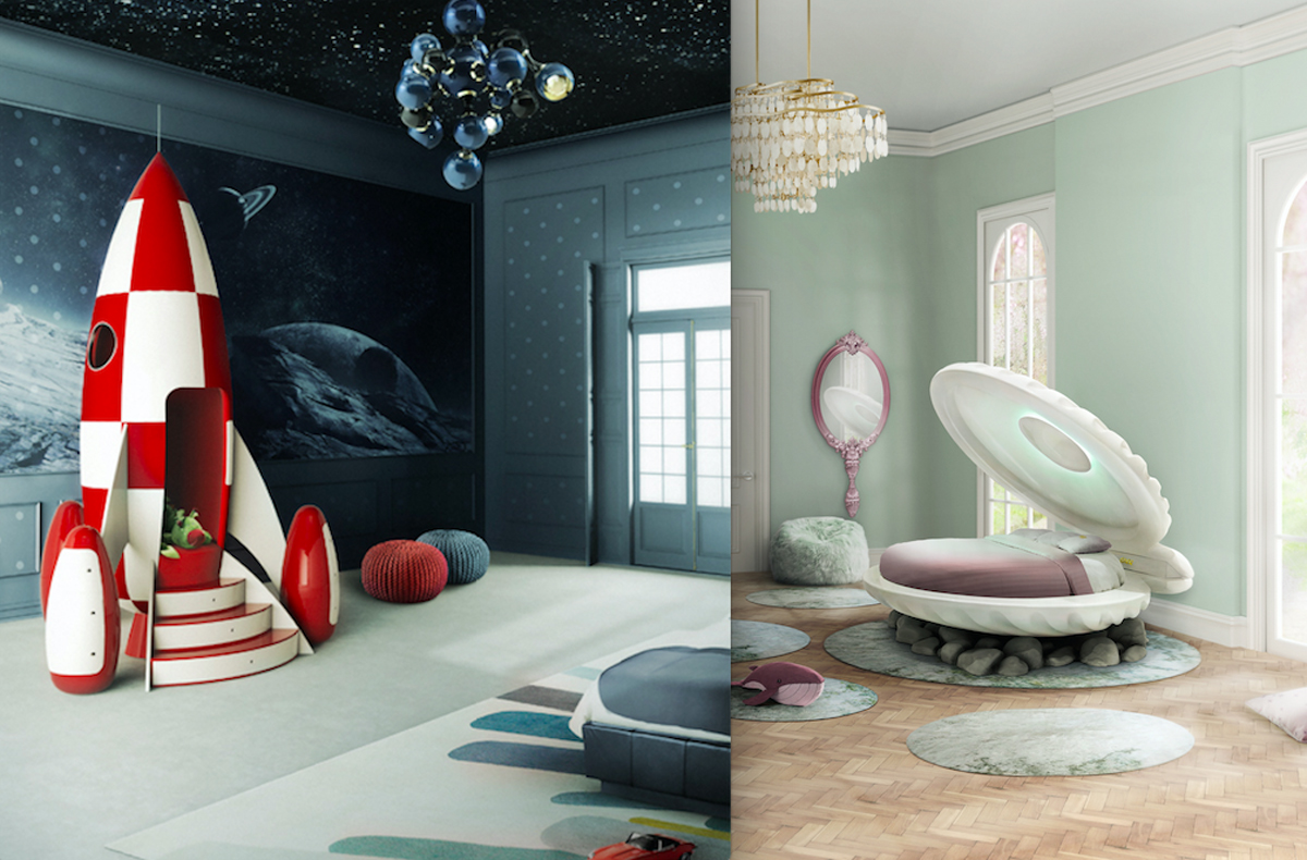 Circu Sky Rocket room and Little Mermaid room - Children