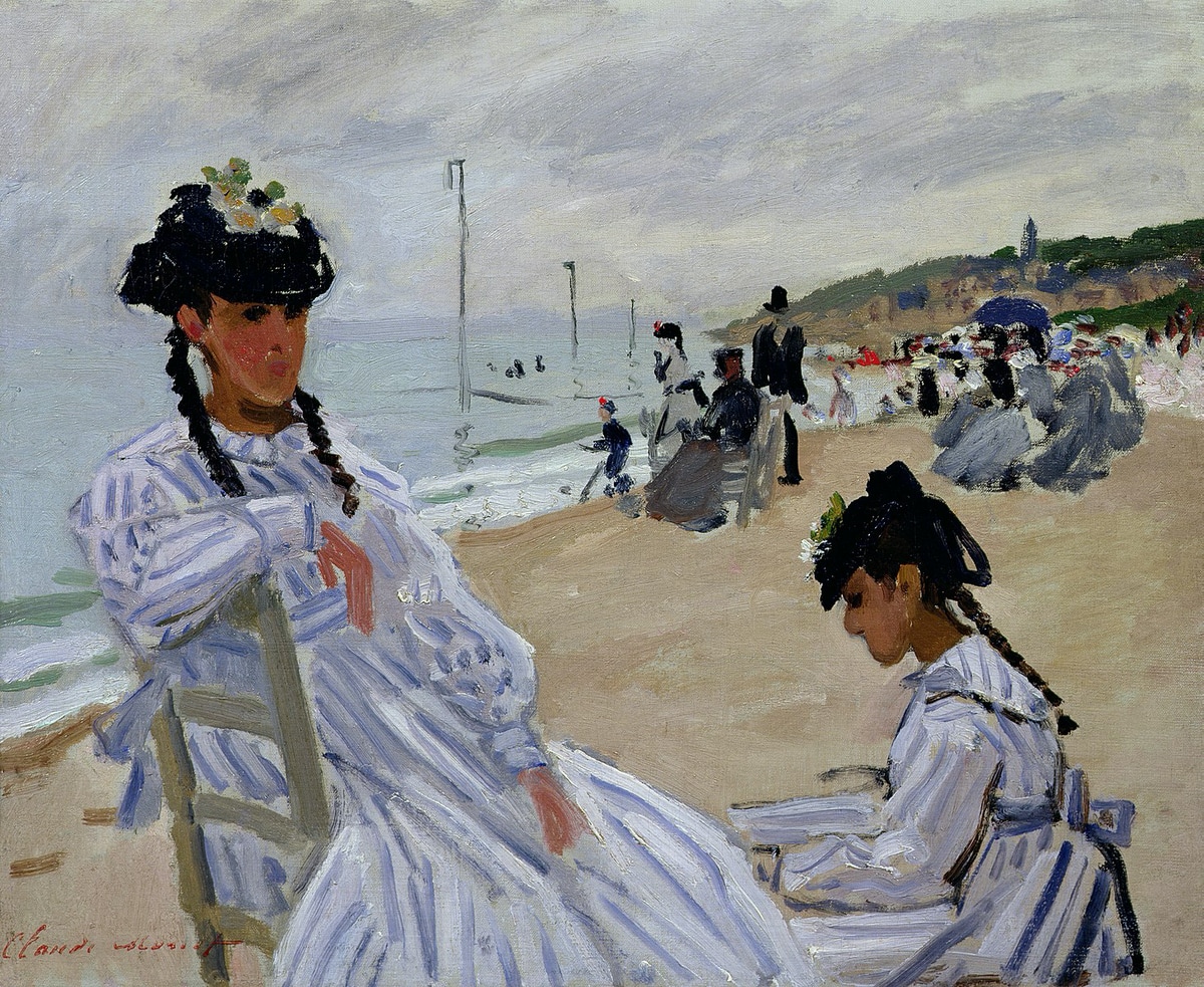 Claude Monet la plage de Trouville