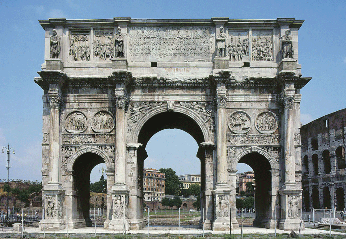 Triumphal arch of Roma