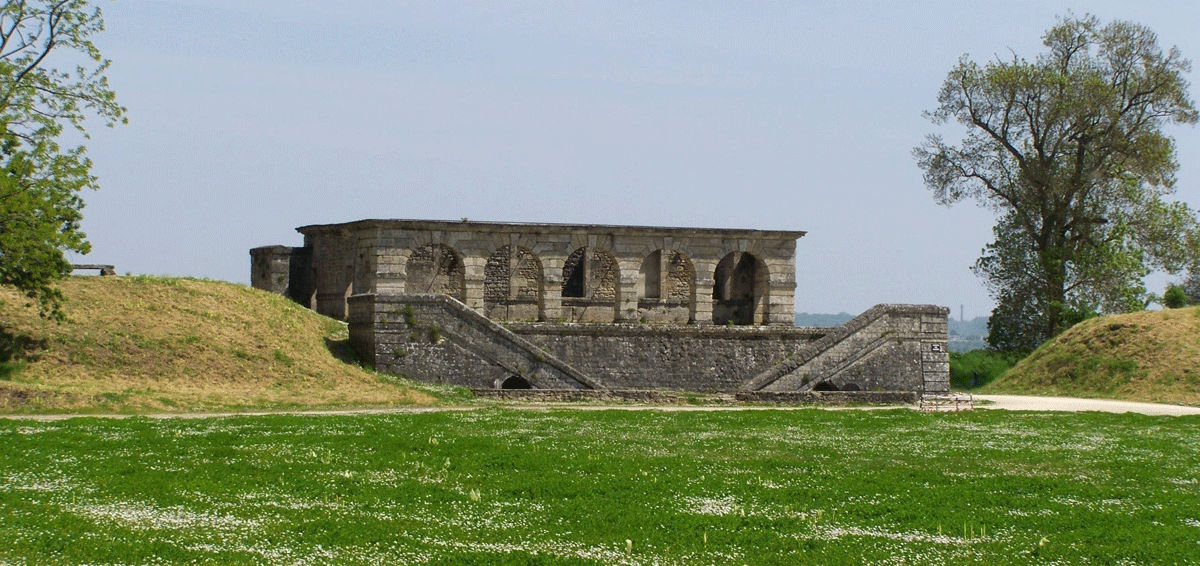 Guardhouse of Fort Vauban before restoration