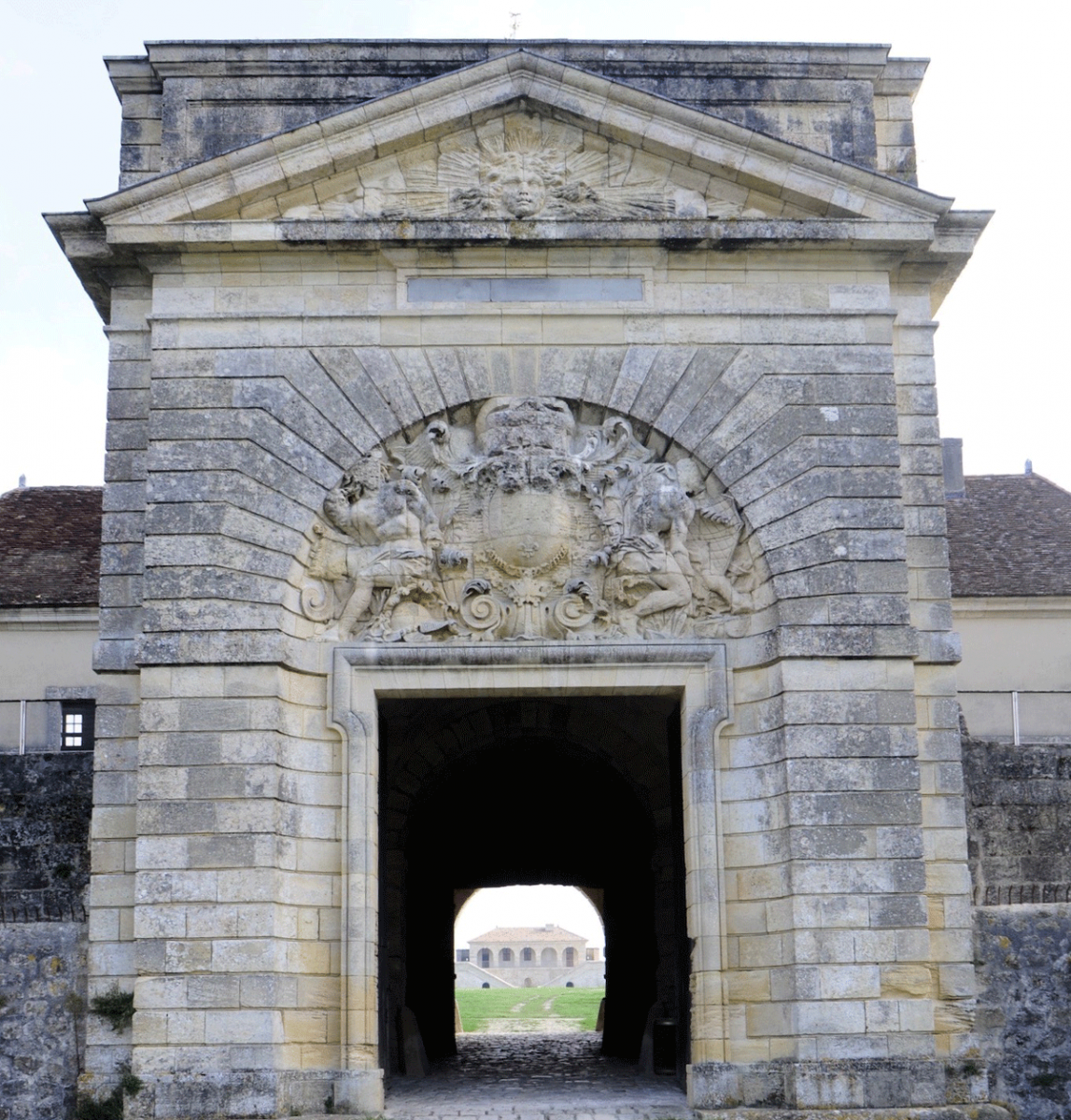 the entry of the Guardhouse of Fort Vauban 