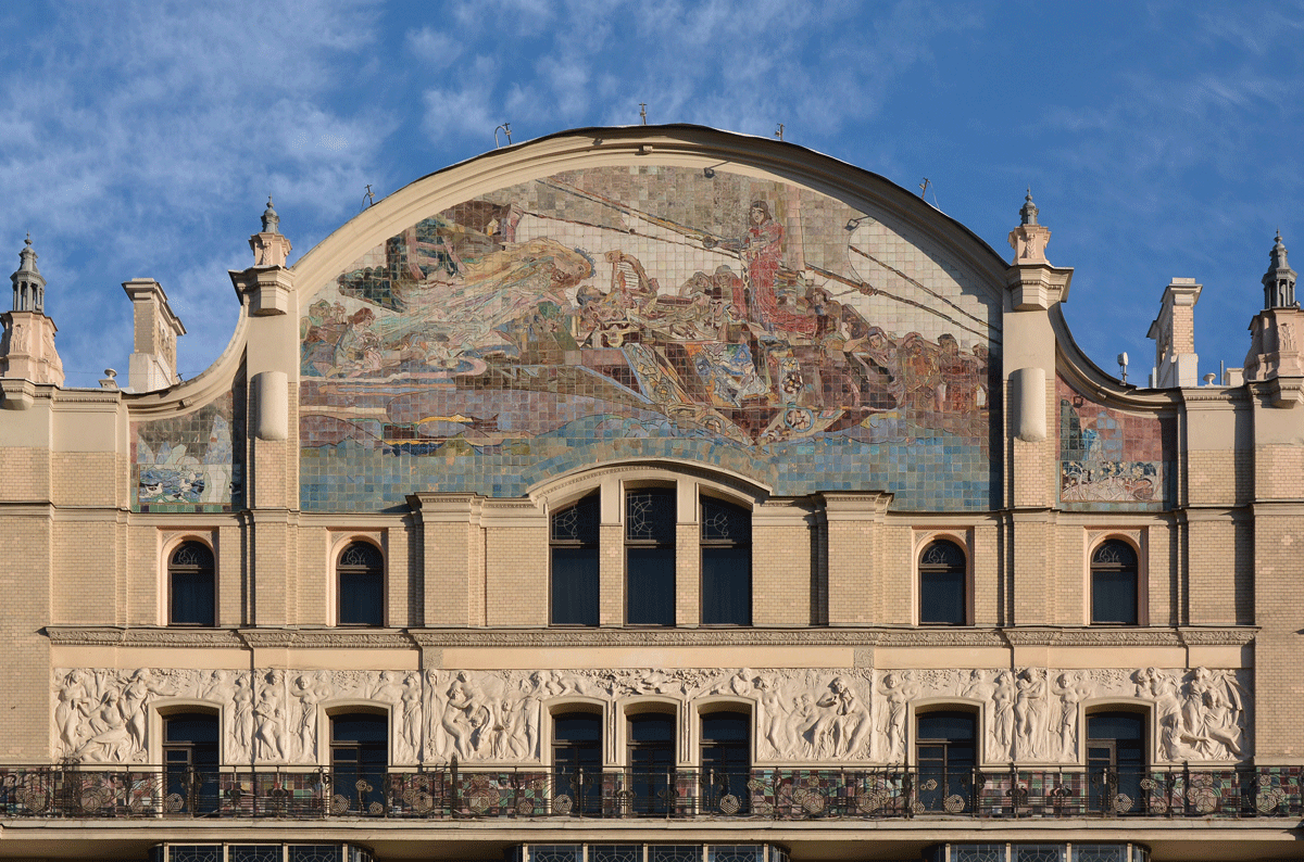 Fresco of the Metropol hotel - Moscow