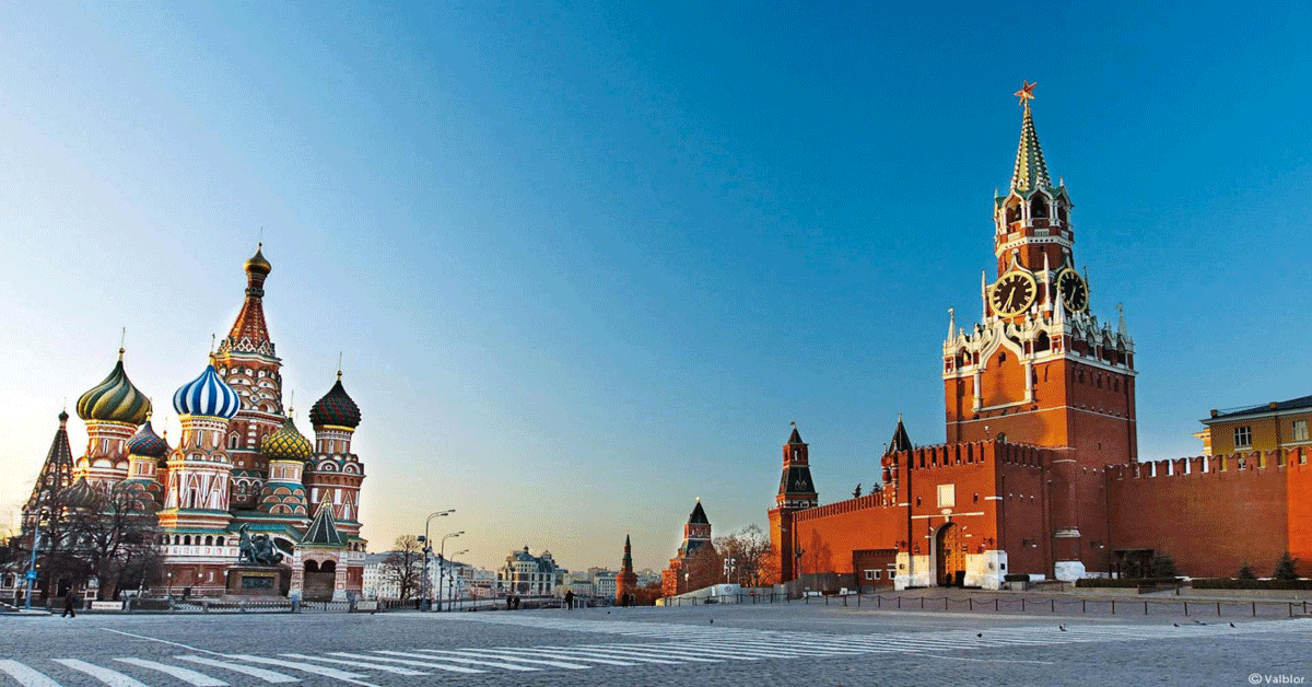 The red square in moscow