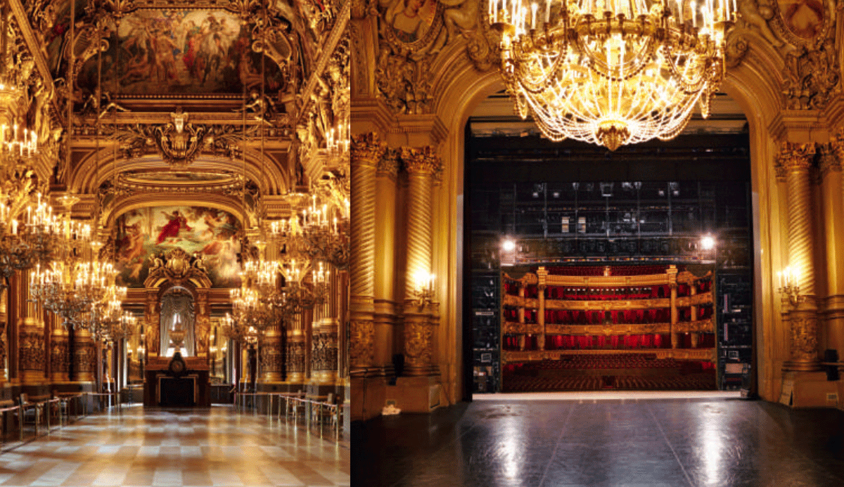 Opéra Garnier foyer et salle - Paris