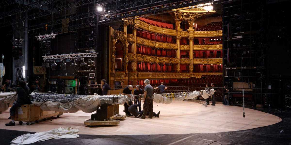 Opéra Garnier - set the stage - Paris