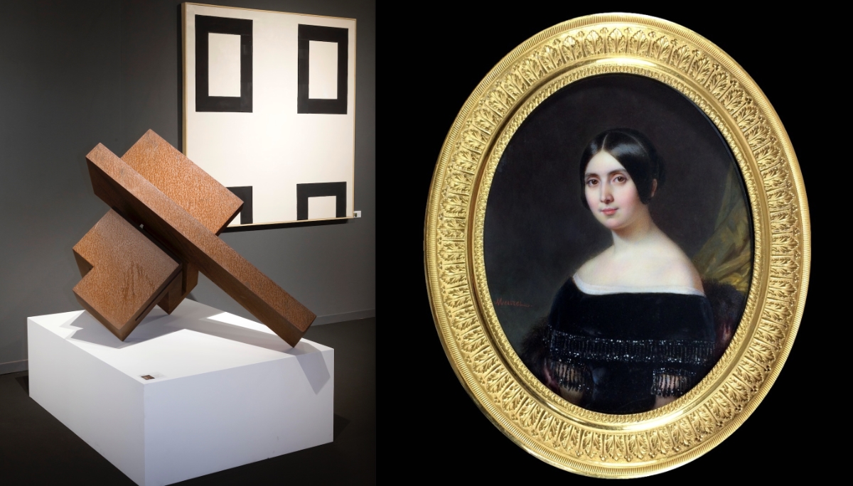 Eurantica De Backer Art & Life et portrait de jeune femme en robe noire 