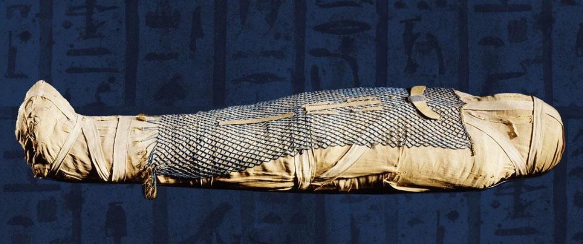Mummies exhibition mummy and hieroglyphics