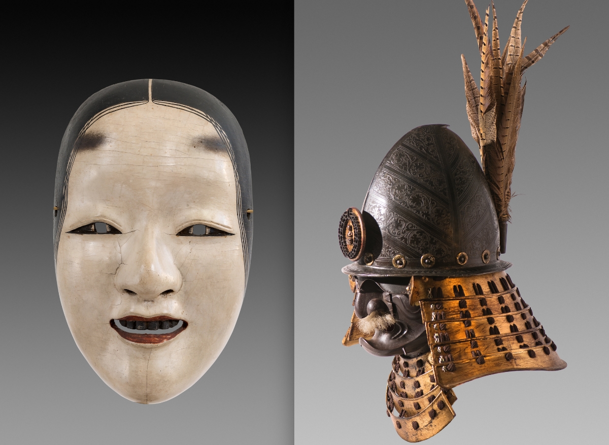 Exposition Carcassonne masque et casque à plumes