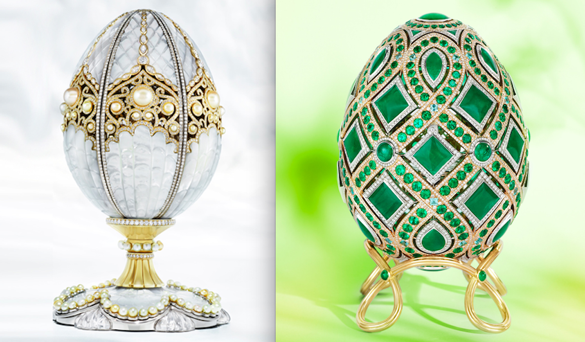 Fabergé œufs Pearl et Seasons Spring