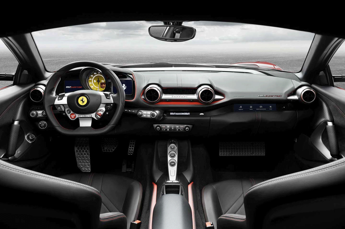 Ferrari 812 Superfast intérieur