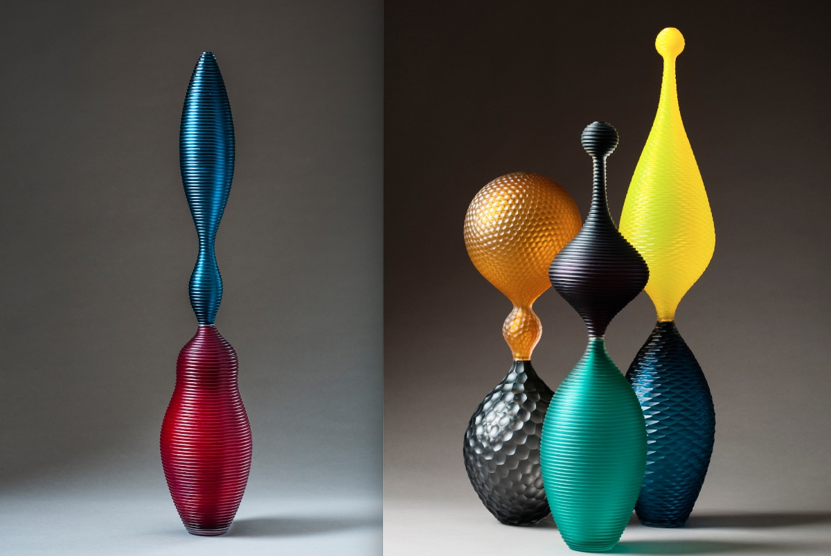 Galerie Schiepers glass sculptures