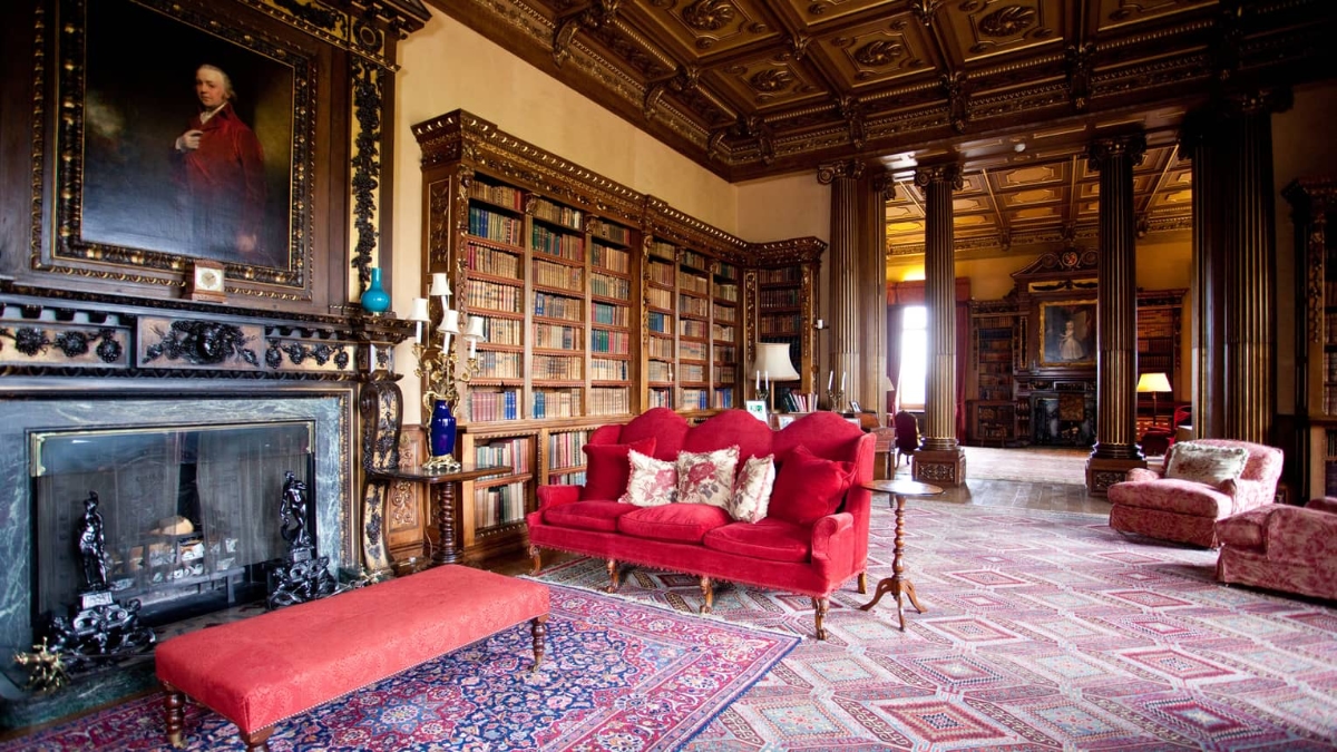 Highclere Castle bibliothèque