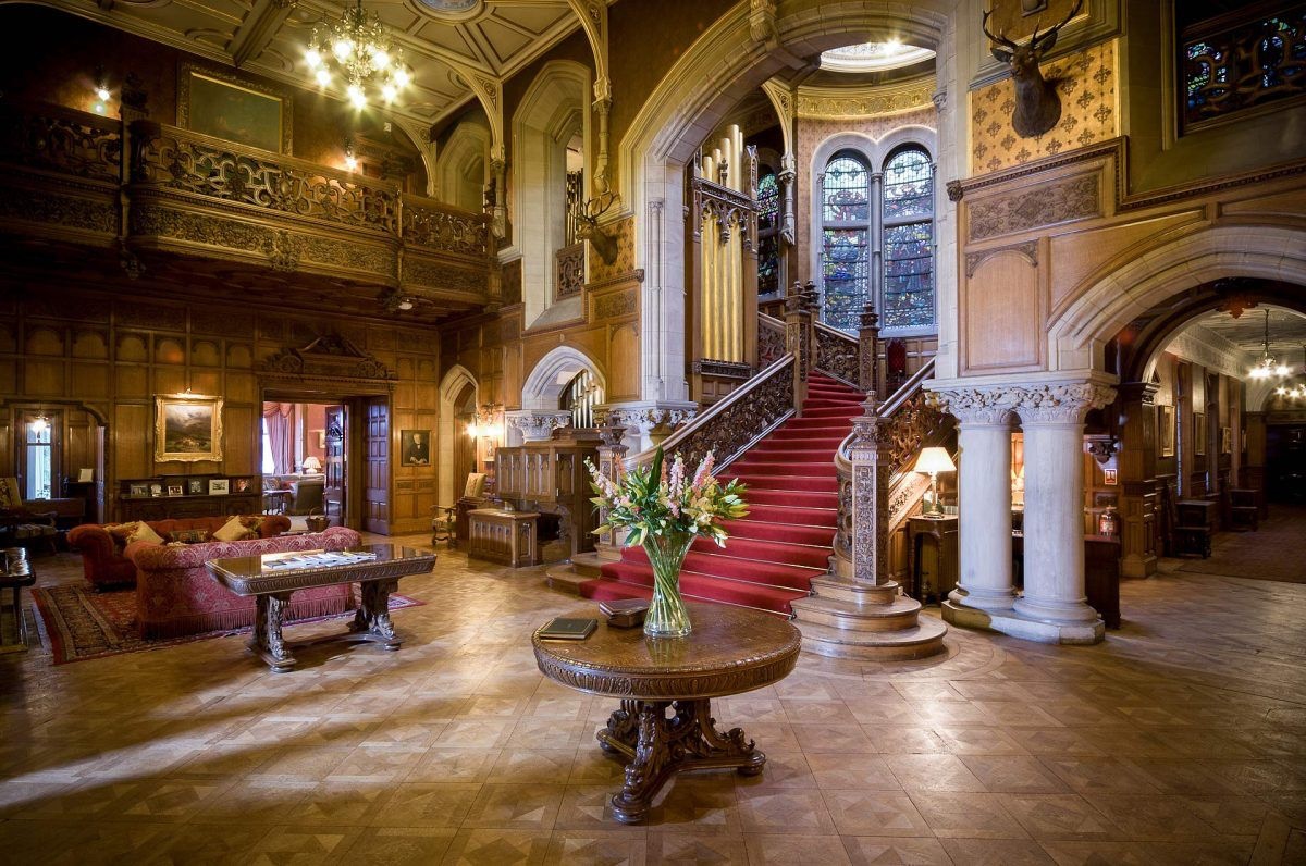 Highclere Castle formal reception room