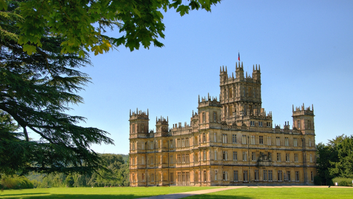 Highclere Castle outside view