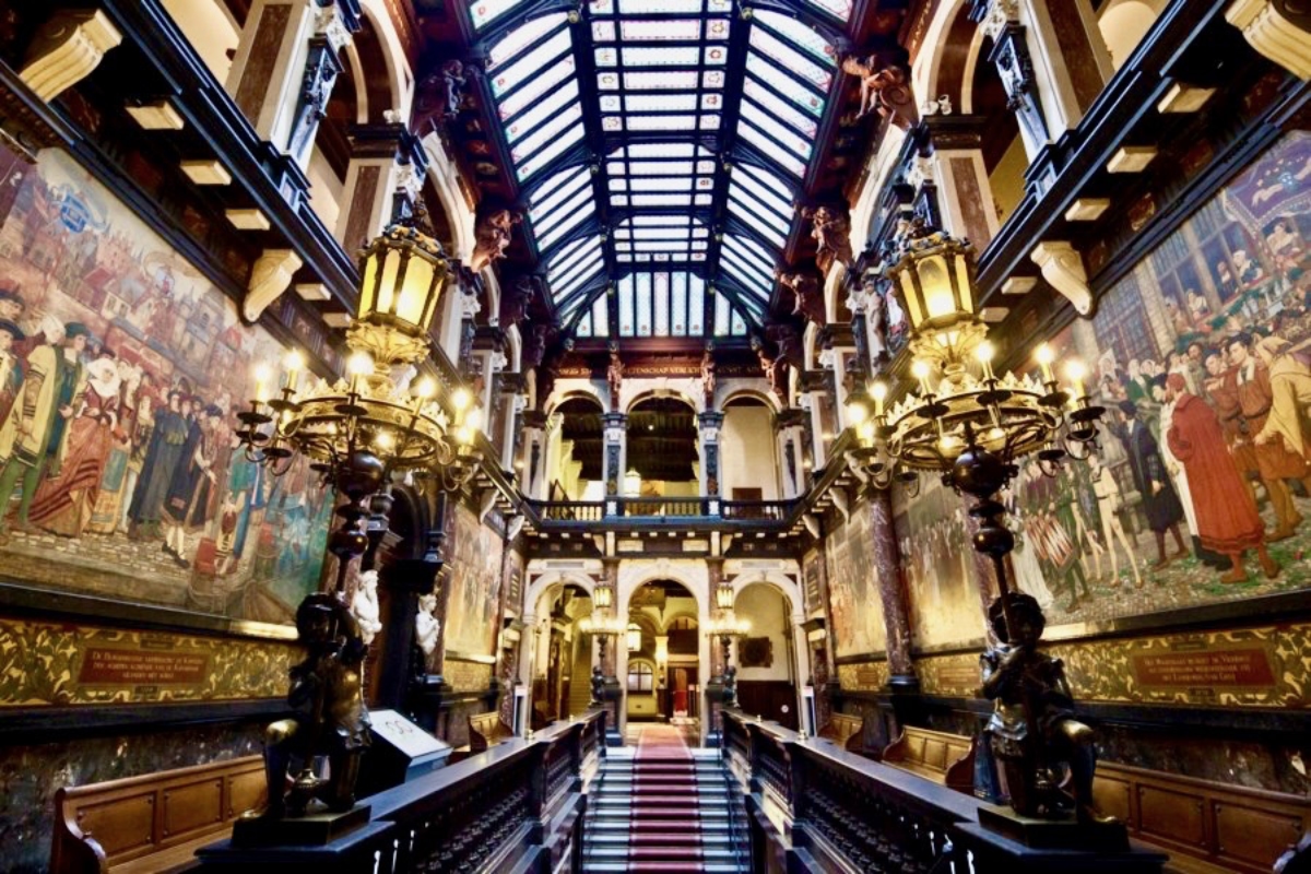 Antwerp City Hall honor staircase