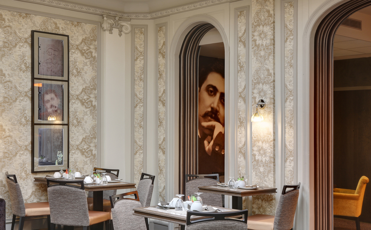 Hôtel Le Swann salon du petit déjeuner - Paris