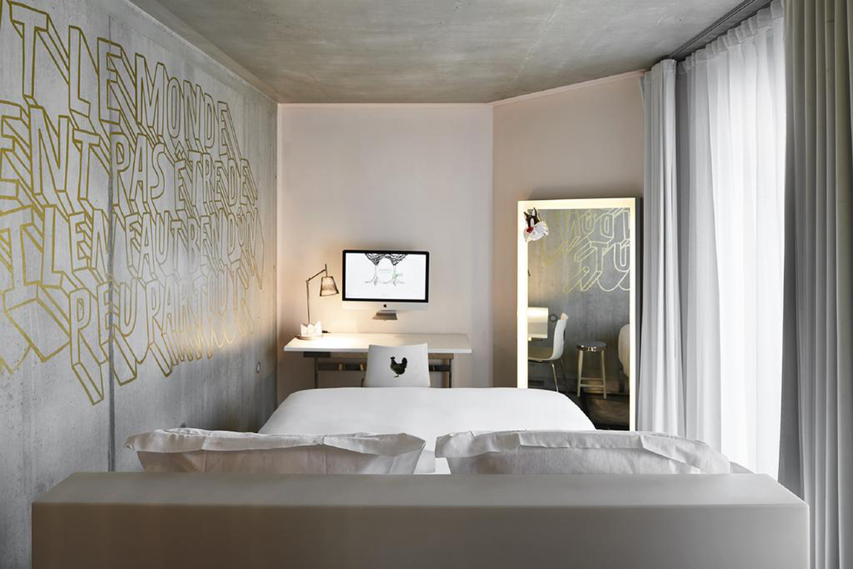 Hôtel Mama Shelter Lyon bedroom