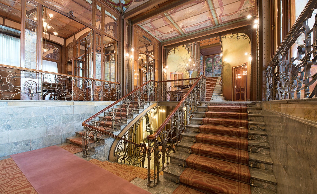 Hôtel Solvay honor staircase
