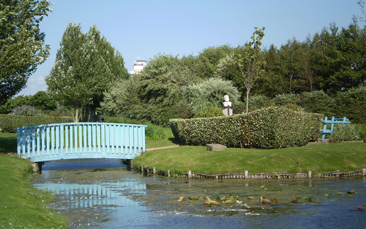 Honfleur l'îlot jardin Monet