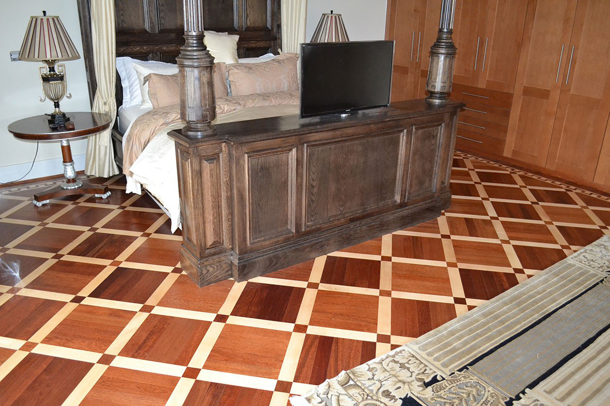 Luxury Wood Flooring parquet à motif Metz en érabl