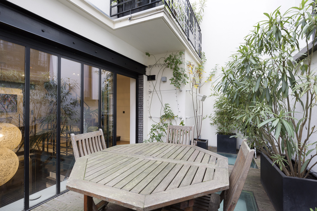 House Boulogne-Billancourt patio