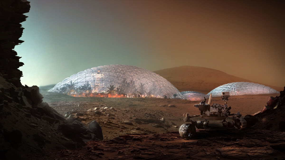 Mars Science City vue rapprochée