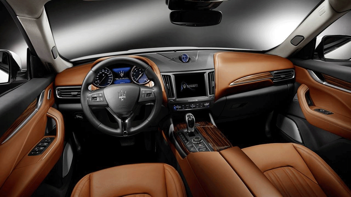 Maserati Levante interior view