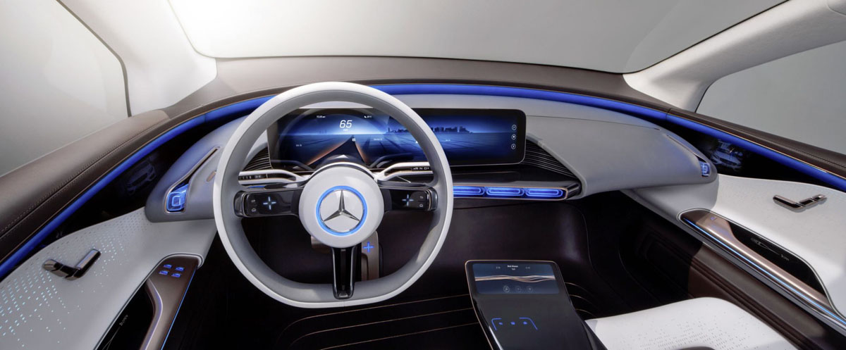 Mercedes-Benz Génération EQ tableau de bord